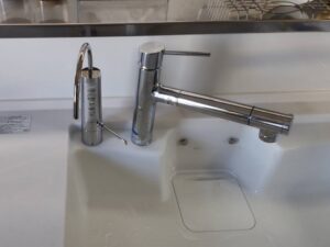 埼玉のキッチン取付け隊　浄水栓を後付け　施工後